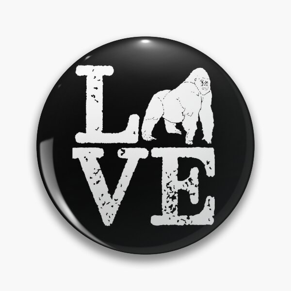 Item preview, Wildlife Safari I Love Gorillas Distressed, I Heart Gorilla Nature designed and sold by Merchking1.