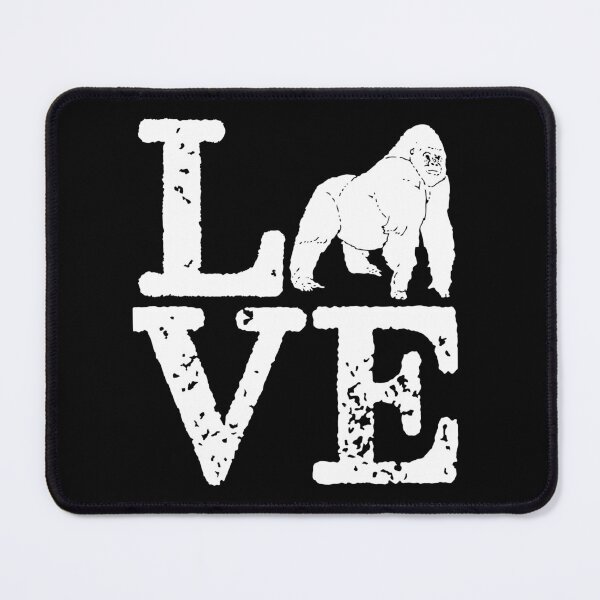 Item preview, Wildlife Safari I Love Gorillas Distressed, I Heart Gorilla Nature designed and sold by Merchking1.