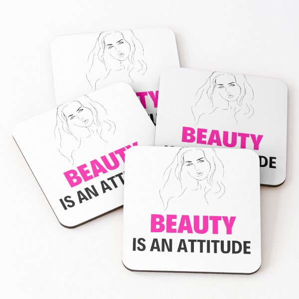 Item preview, Beauty Is An Attitude Funny Sarcastic Beauty Quotes Lovers  designed and sold by chetan786.