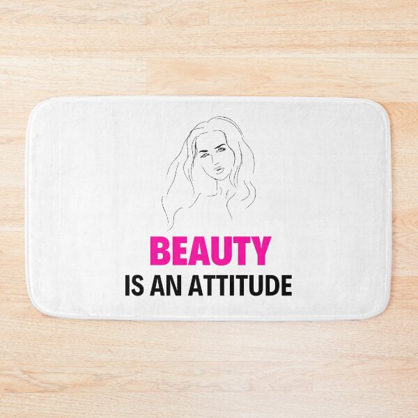 Item preview, Beauty Is An Attitude Funny Sarcastic Beauty Quotes Lovers  designed and sold by chetan786.
