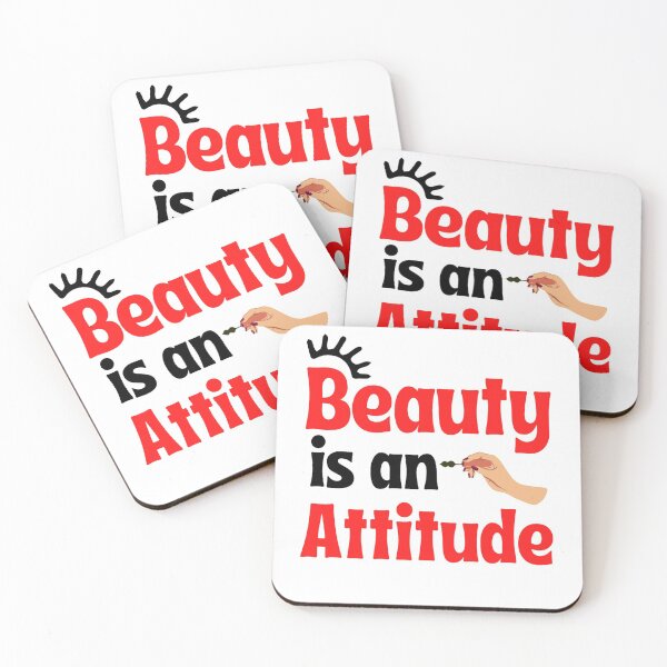 Item preview,  Beauty Is An Attitude Funny Sarcastic Beauty Quotes Lovers  designed and sold by chetan786.