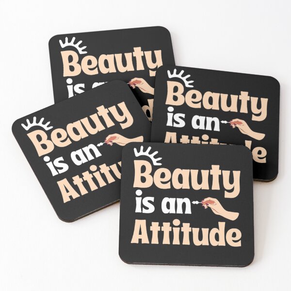 Item preview, Beauty Is An Attitude Funny Sarcastic Beauty Quotes Lovers  designed and sold by chetan786.