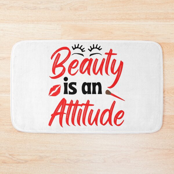 Item preview,  Beauty Is An Attitude Funny Sarcastic Beauty Quotes Lovers  designed and sold by chetan786.