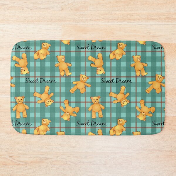 Item preview, Plaid Bear Pattern designed and sold by Nadhieyo Yo.