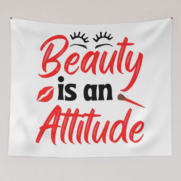 Item preview,  Beauty Is An Attitude Funny Sarcastic Beauty Quotes Lovers  designed and sold by chetan786.