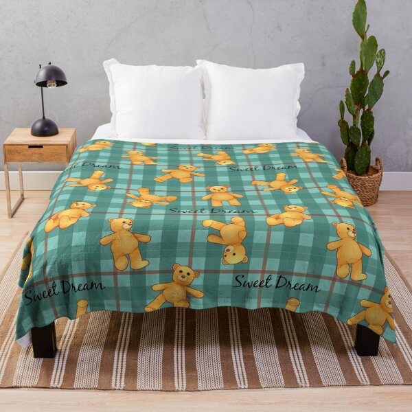 Item preview, Plaid Bear Pattern designed and sold by Nadhieyo Yo.