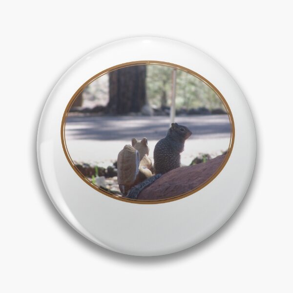 Item preview, Squirrel's New Close Friend Oval-Brown designed and sold by HighCountry2021.