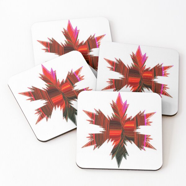 Item preview, Snowflakes Star Red-Black shades stripes colors by Iritof designed and sold by iritof.