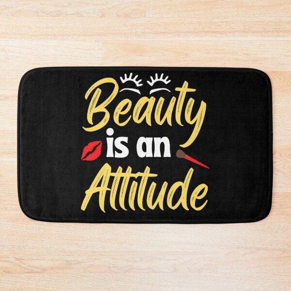 Item preview,  Beauty Is An Attitude Funny Sarcastic Beauty Quotes Lovers  designed and sold by chetan786.