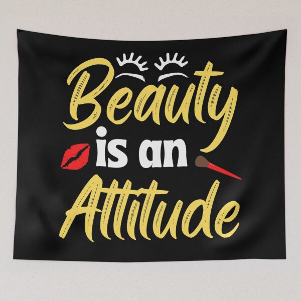 Item preview,  Beauty Is An Attitude Funny Sarcastic Beauty Quotes Lovers  designed and sold by chetan786.