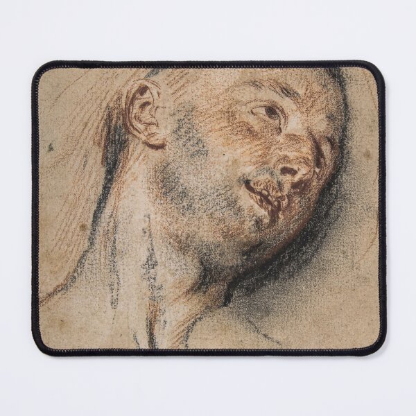 Item preview, Vintage Head of a Man by Antoine Watteau - Retouched designed and sold by autumnsspov.