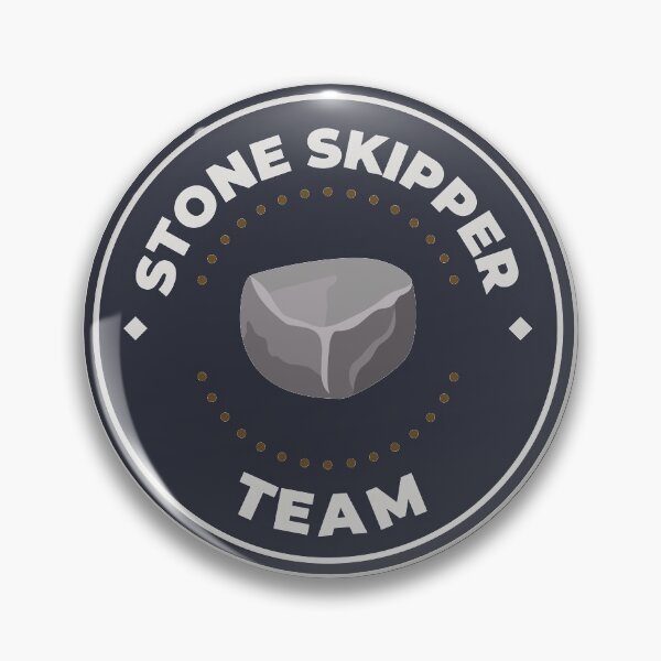 Item preview, Stone skipping team logo designed and sold by Morcawork.