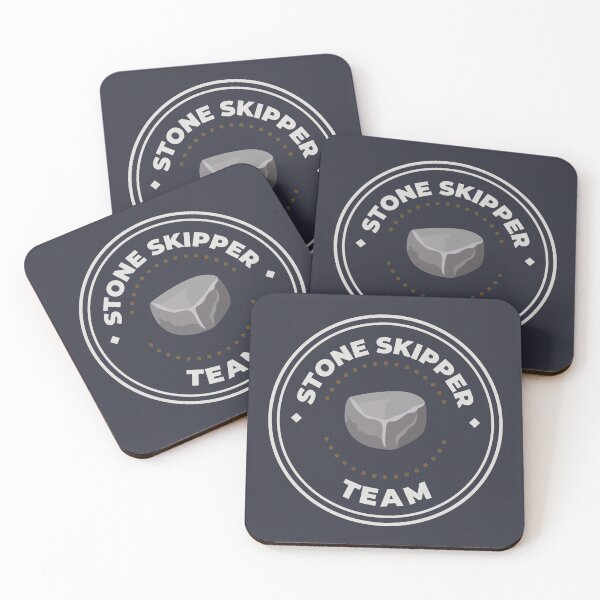 Item preview, Stone skipping team logo designed and sold by Morcawork.