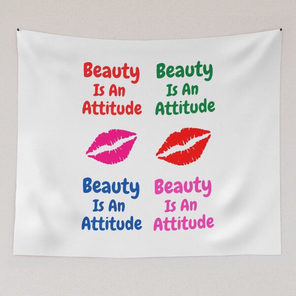 Item preview, Beauty Is An Attitude Funny Sarcastic Beauty Quotes Lovers  designed and sold by chetan786.