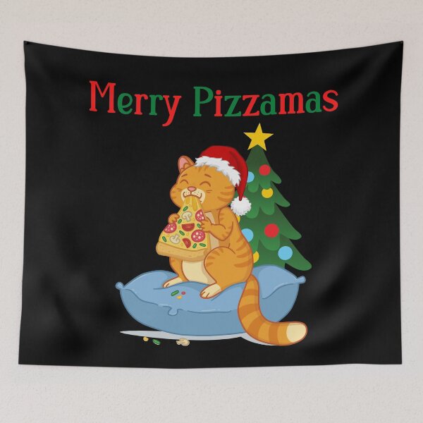 Item preview, Merry Pizzamas Cat designed and sold by Wheeler-Styl3.