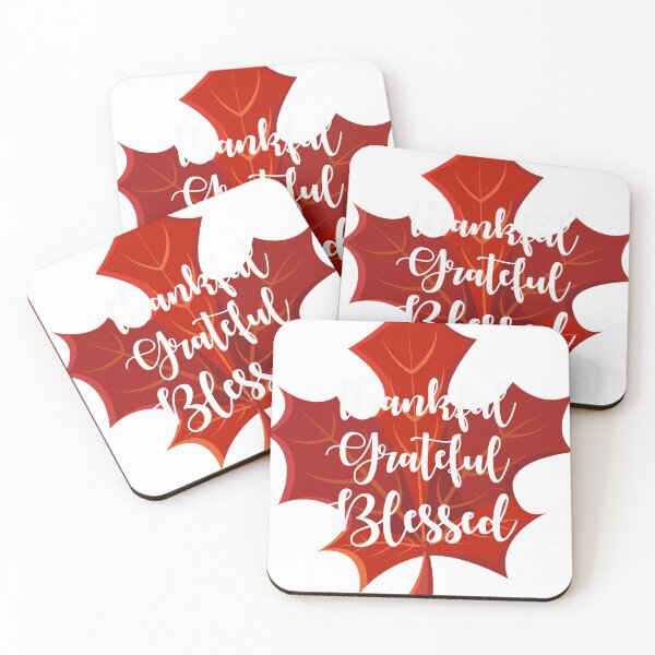 Item preview, Thankful Grateful Blessed Vector Graphic Design designed and sold by Cre8iveSkill.