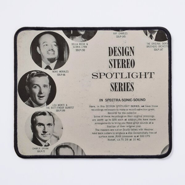 Item preview, back cover, Record, LP, Design, Stereo, Spotlight Series, 50's, cheapo designed and sold by Vintaged.