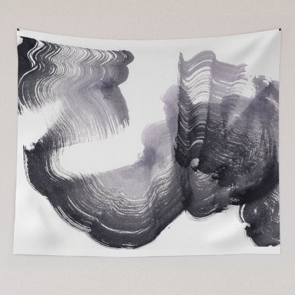 Item preview, ink explorations (194) - abstract black india ink painting designed and sold by expl-rations.
