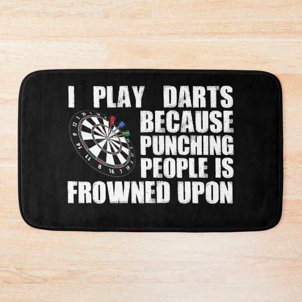 Item preview, I play darts because punching people is frowned upon designed and sold by mahamodulrony.
