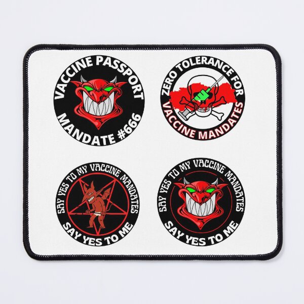 Item preview, No Vaccine Passports No Vaccine Mandates Sticker Pack designed and sold by RGRamsey.
