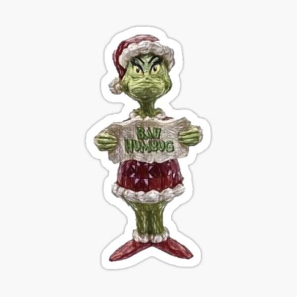 Item preview, Bah HumBug Grinch designed and sold by WillowsWardrobe.