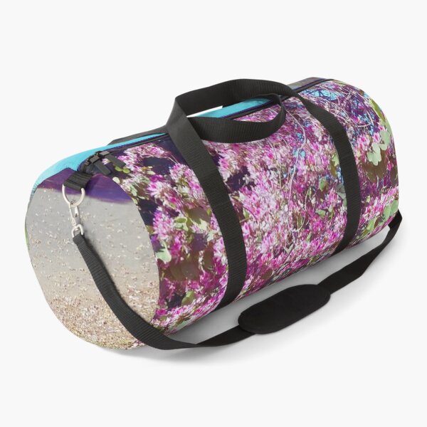 Item preview, Peaceful Bench Under Pink Tree designed and sold by ColorfulPrints.
