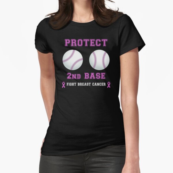 Item preview, Protect 2nd Base - Breast Cancer Awareness designed and sold by Flippant Shirts.