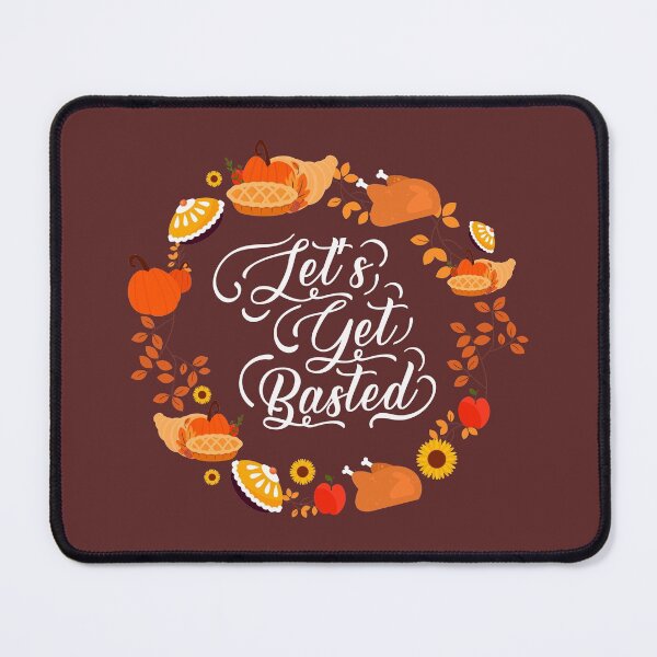 Item preview, Let's Get Basted Thanksgiving Vector Graphics Design, Vector Art Design designed and sold by Cre8iveSkill.