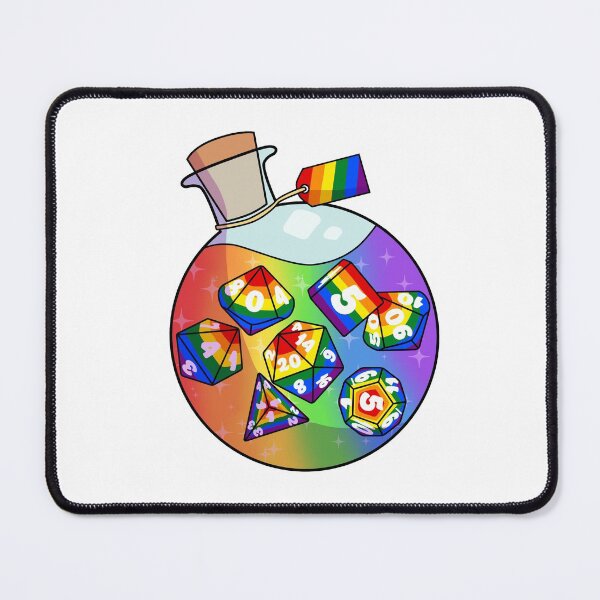 Item preview, LGBT+ Pride Dice Potion designed and sold by Lee Zeiman-Heider.