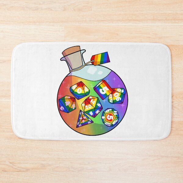 Item preview, LGBT+ Pride Dice Potion designed and sold by Lee Zeiman-Heider.