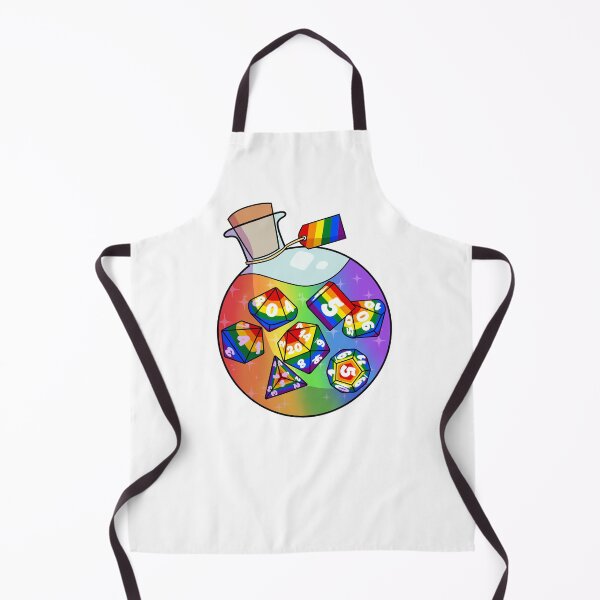 Item preview, LGBT+ Pride Dice Potion designed and sold by Lee Zeiman-Heider.