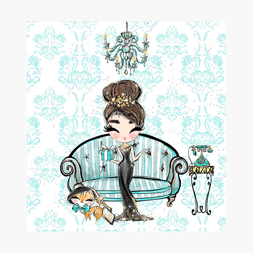 Tiffany & Her Cat Poster