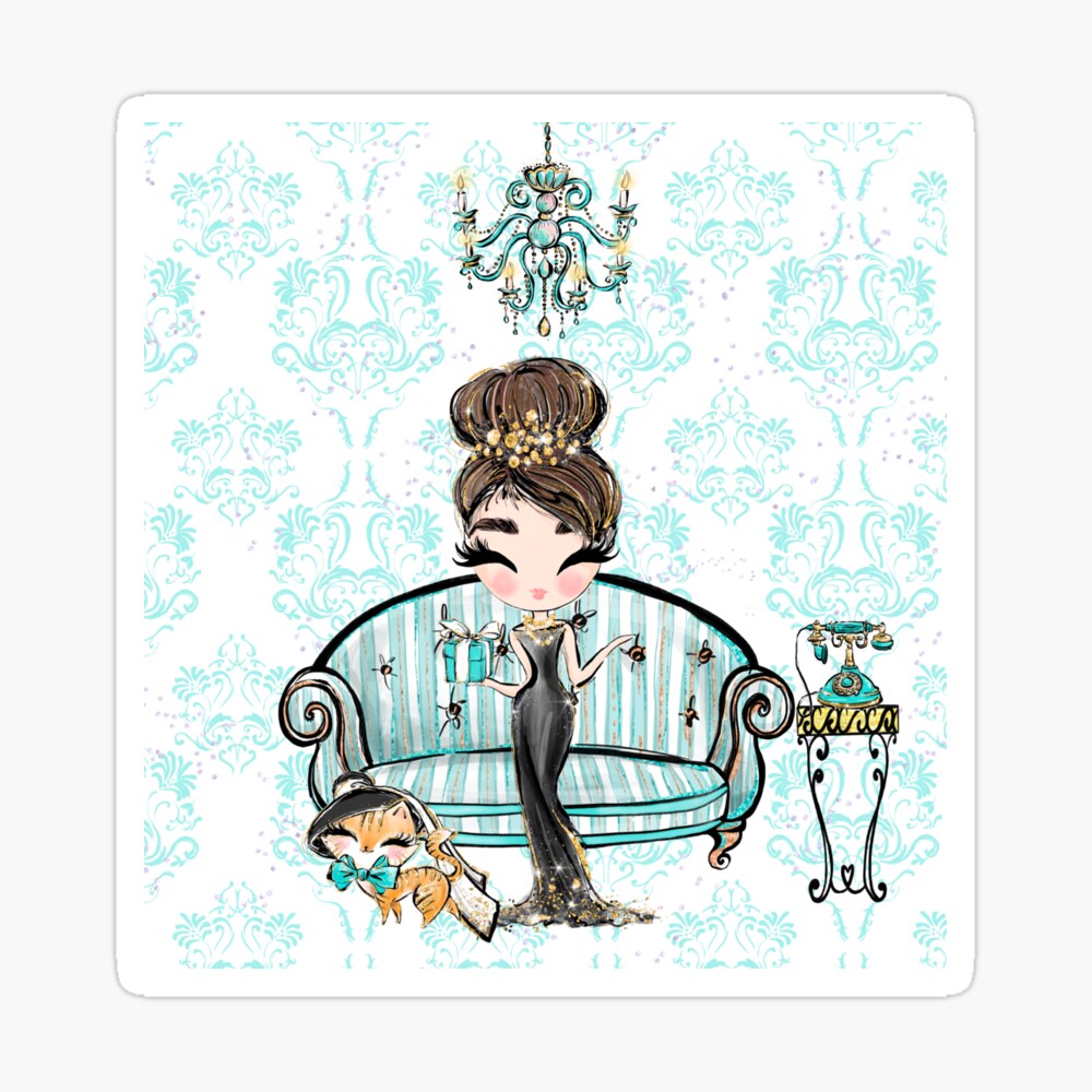 Tiffany & Her Cat Poster