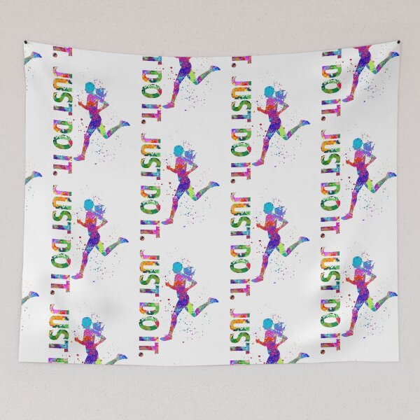 Item preview, Running Vintage Watercolor Art  designed and sold by SiouxLove.
