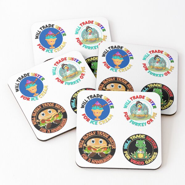 Item preview, Will Trade Sister Funny Sticker Pack designed and sold by RGRamsey.