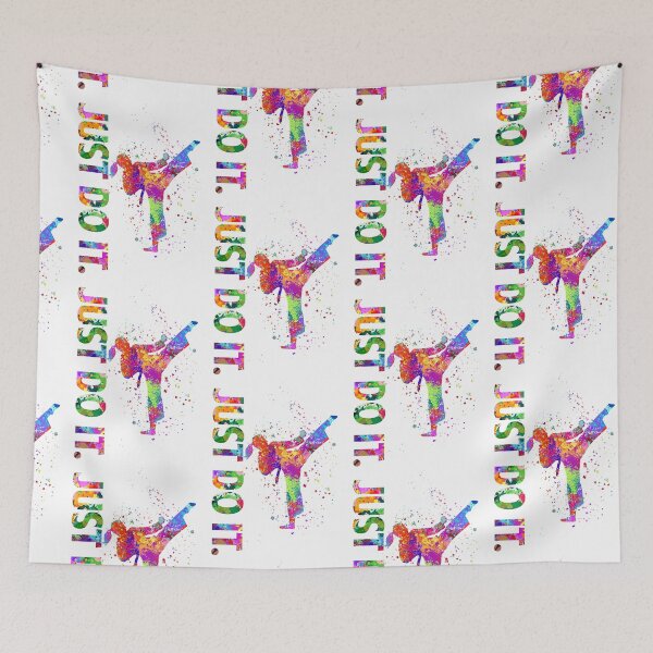 Item preview, Taekwondo Vintage Watercolor Art  designed and sold by SiouxLove.