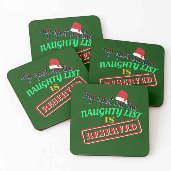 Item preview, reserved,  Naughty is the new nice, naughty list designed and sold by Pugnaciousprint.