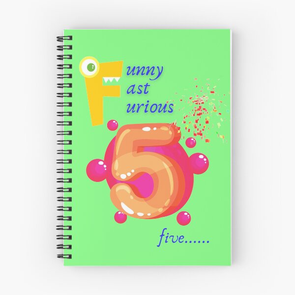 Item preview, Funny, fast and furious FIVE designed and sold by BiSuSri.