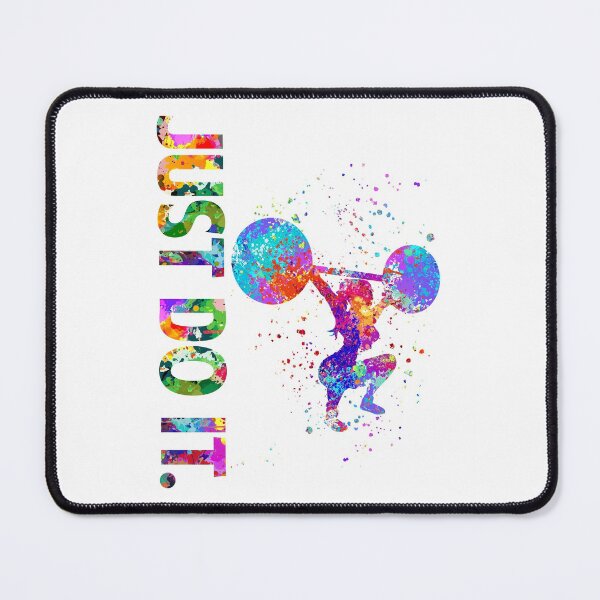 Item preview, Weightlifting Vintage Watercolor Art designed and sold by SiouxLove.