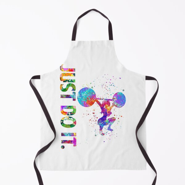 Item preview, Weightlifting Vintage Watercolor Art designed and sold by SiouxLove.