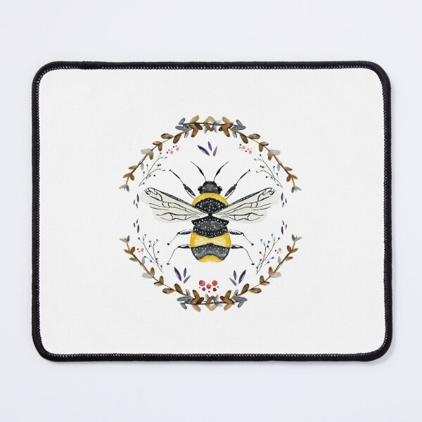 Item preview, Floral Watercolor Bee designed and sold by SiouxLove.