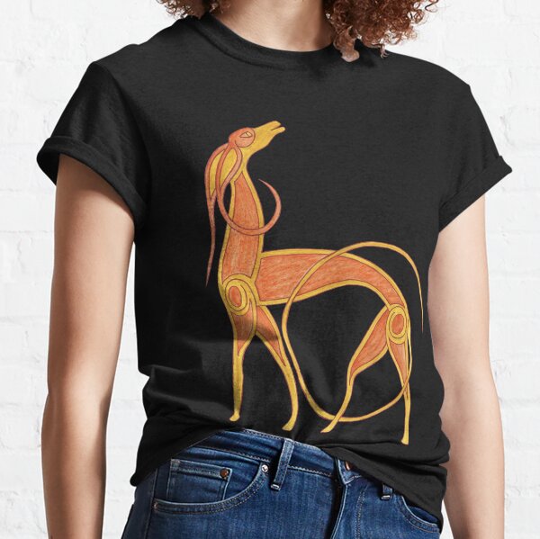 Celtic Anglo Saxon Greyhound Hound Lurcher Dog Classic T-Shirt