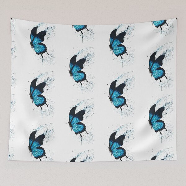 Item preview, Watercolor Blue Butterfly designed and sold by SiouxLove.