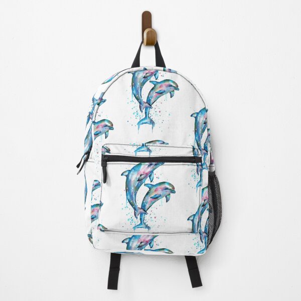 Item preview, Dolphin Watercolor Art designed and sold by SiouxLove.
