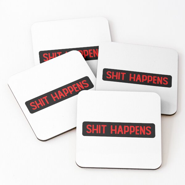 Item preview, Shit Happens Warning designed and sold by Sour Soul.