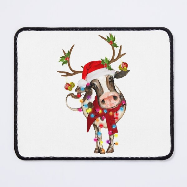 Item preview, Cow Gorgeous Reindeer Light Christmas designed and sold by smallcatvn.