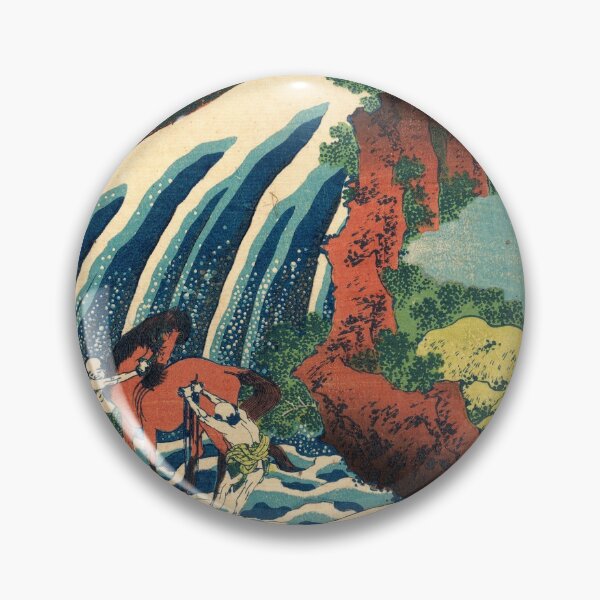 Artikelvorschau, Der Wasserfall, an dem Yoshitsune sein Pferd in Yoshino in der Provinz Yamato wusch *remastered* entworfen und verkauft von Digibear.