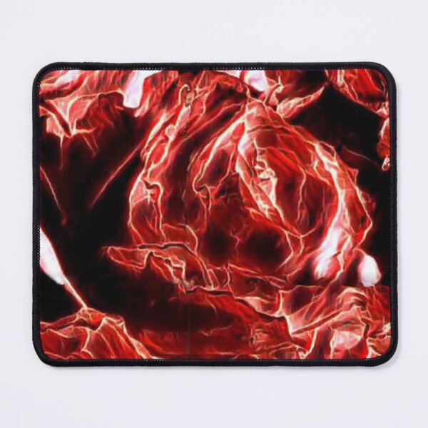 Item preview, roses, fiery red, monochrome, minimalism, abstract art, red, black, white designed and sold by Maria Mihailova.
