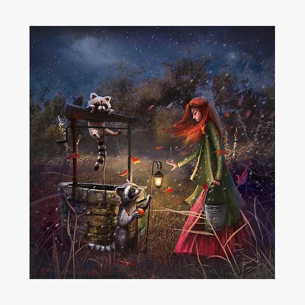 Item preview, "First Snow" designed and sold by Matylda Konecka Illustrations.