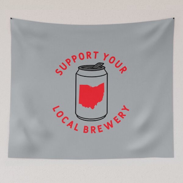 Item preview, Support Your Local Brewery Ohio designed and sold by fearcity.